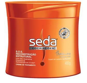 Creme de Tratamento Seda S.O.S Reconstrução Estrutural